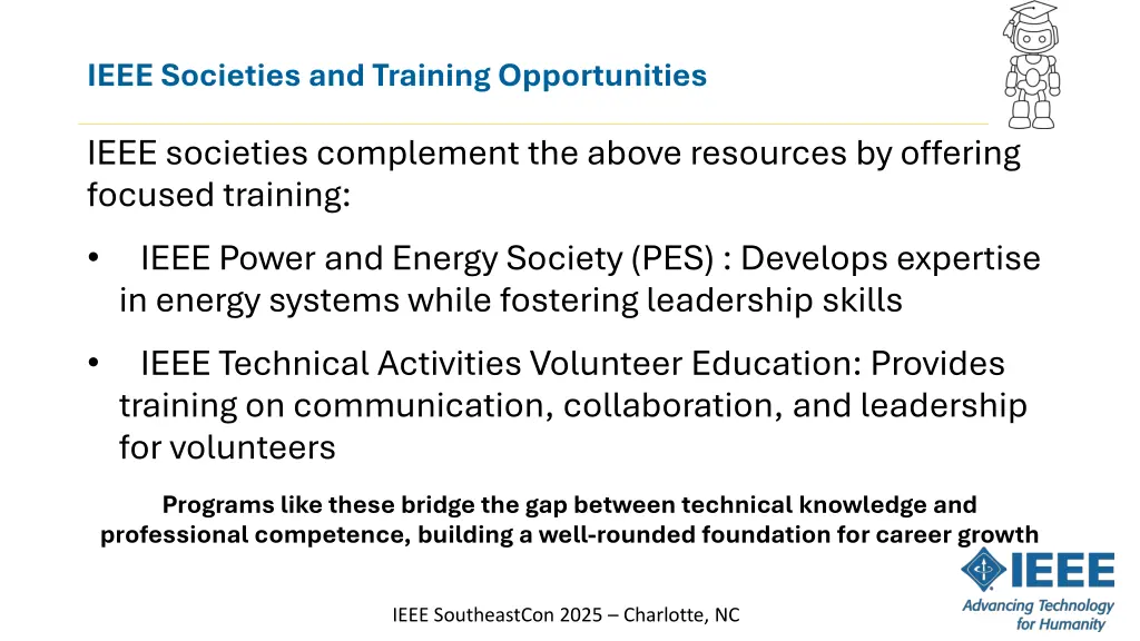 ieee societies and training opportunities