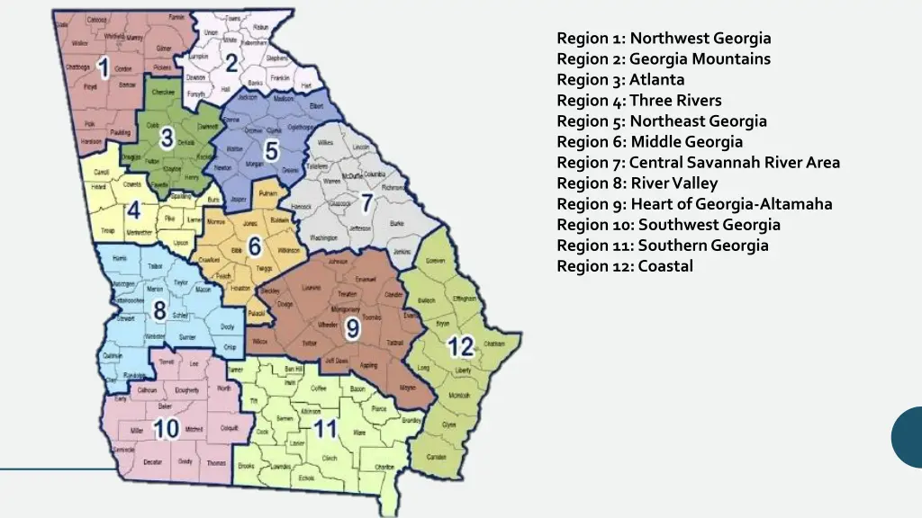 region 1 northwest georgia region 2 georgia
