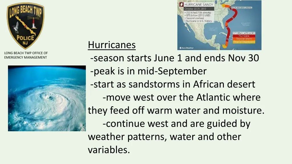 hurricanes season starts june 1 and ends