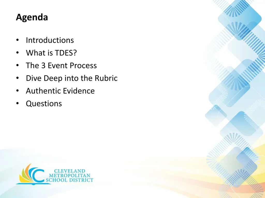 agenda