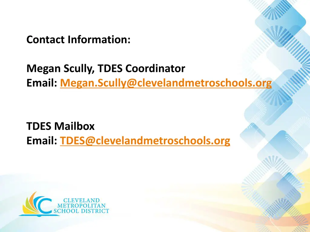 contact information