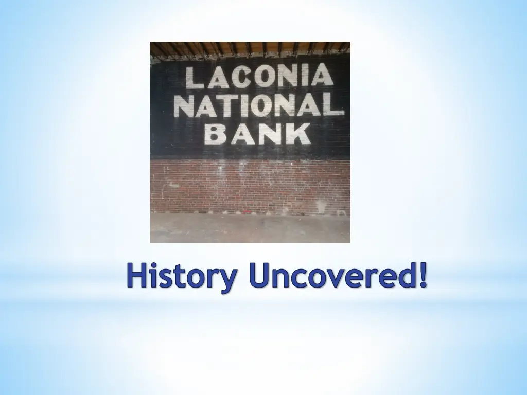 history uncovered
