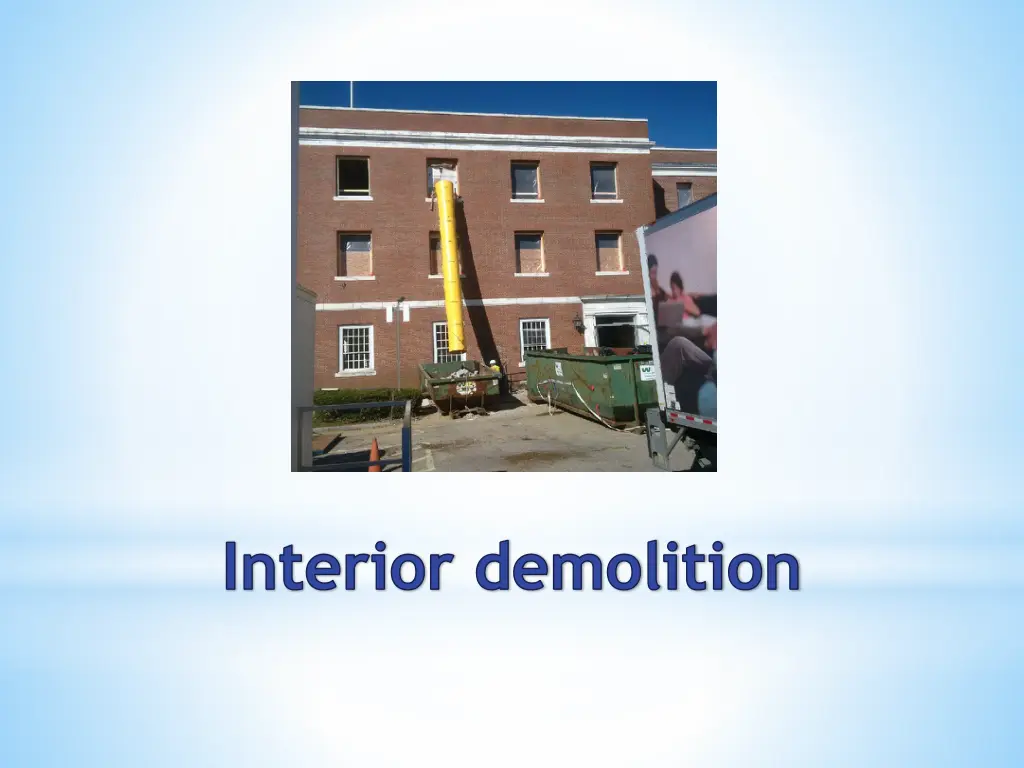 interior demolition