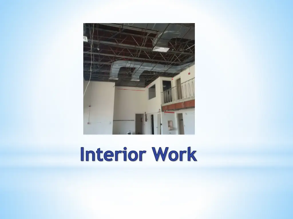 interior work