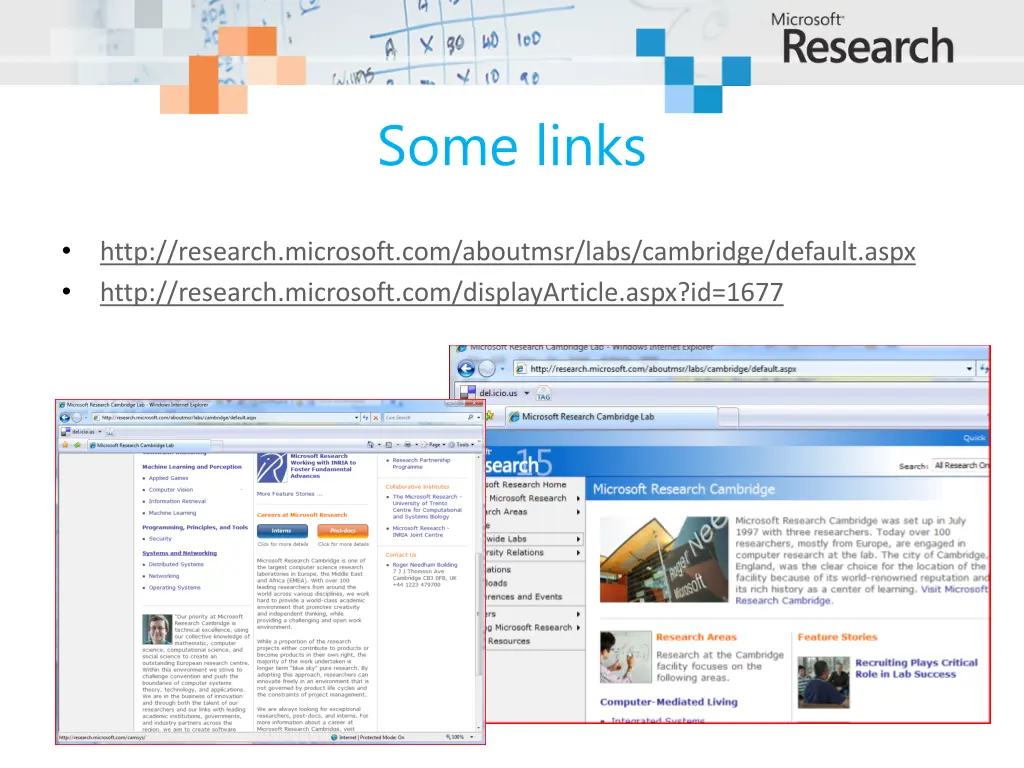 some links