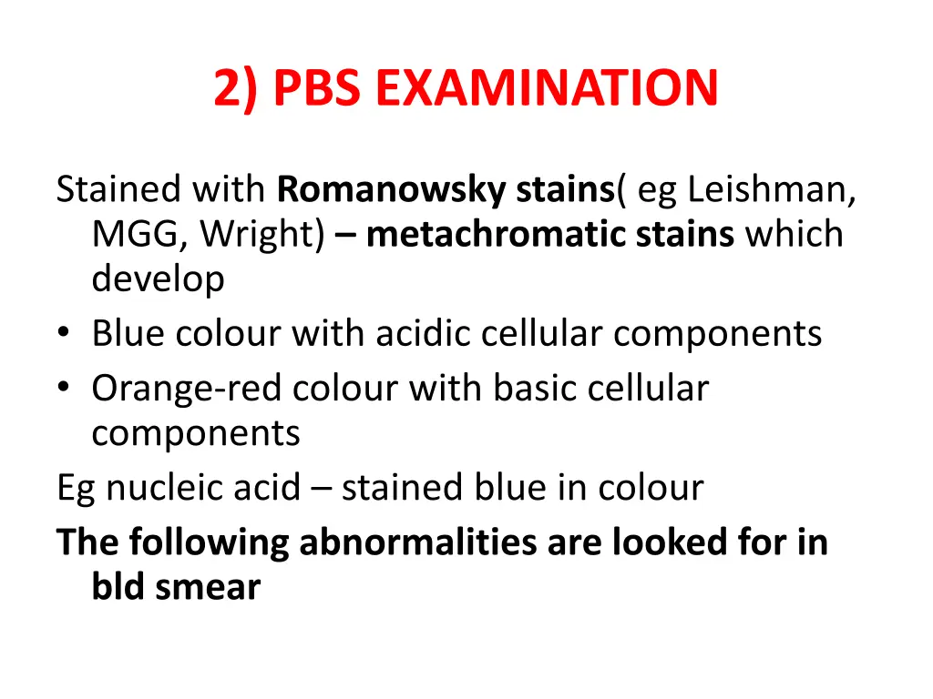 2 pbs examination