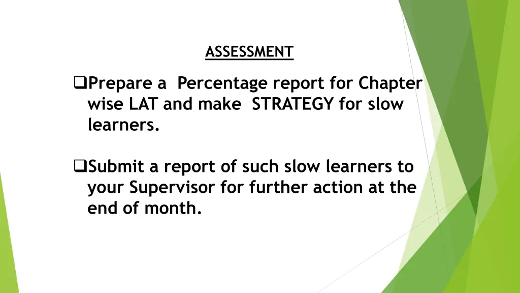 assessment