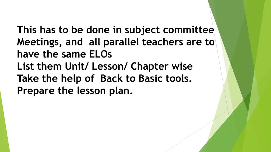 this has to be done in subject committee meetings
