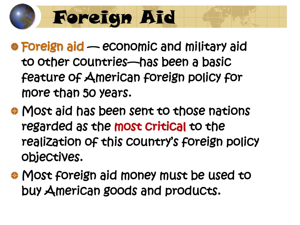 foreign aid 1