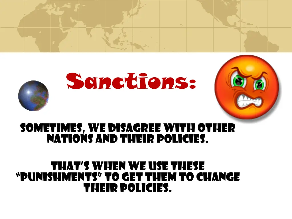 sanctions