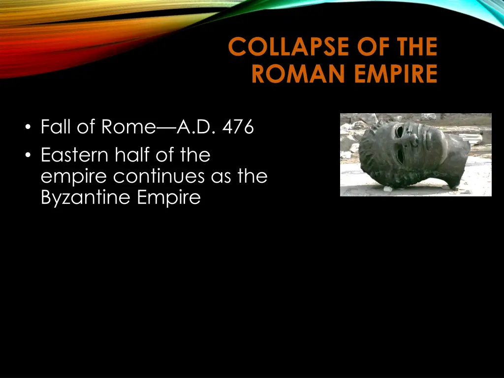 collapse of the roman empire