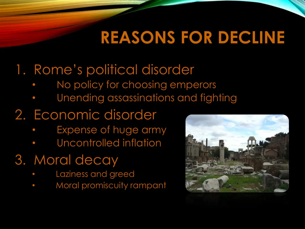 reasons for decline