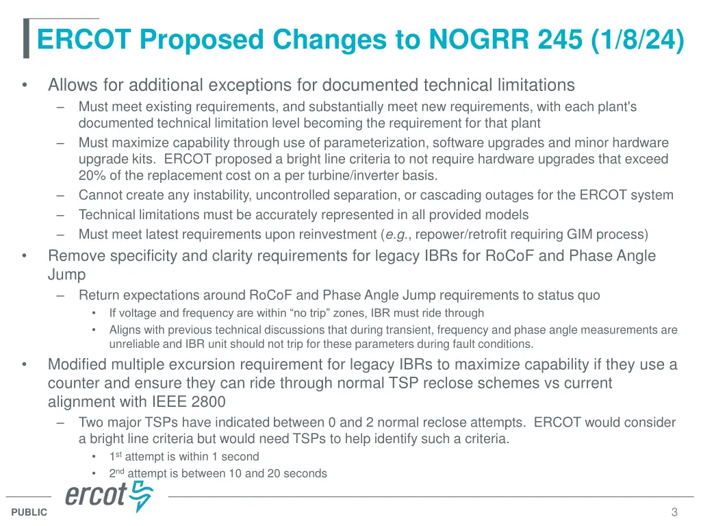 ercot proposed changes to nogrr 245 1 8 24
