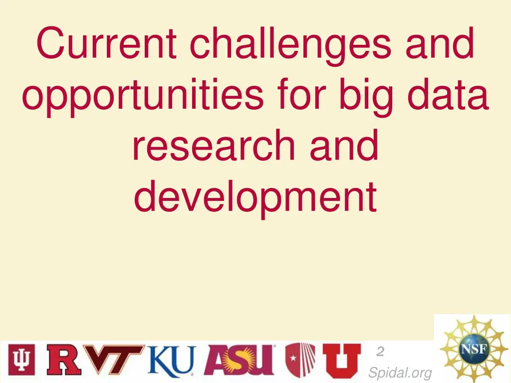 current challenges and opportunities for big data