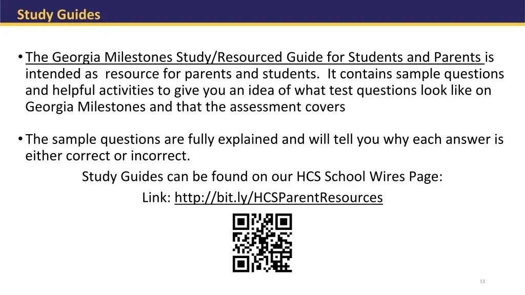 study guides