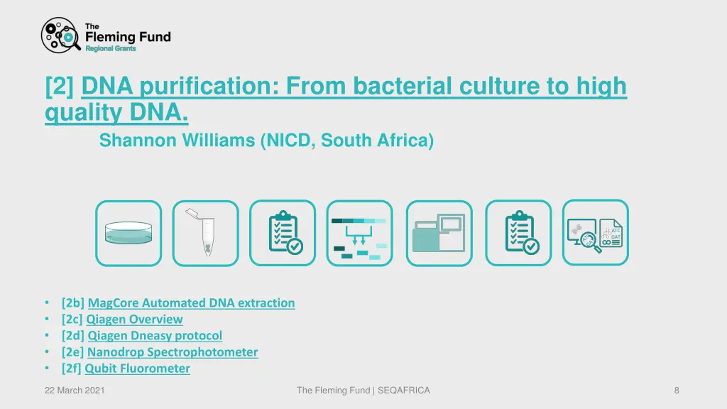 2 dna purification from bacterial culture to high