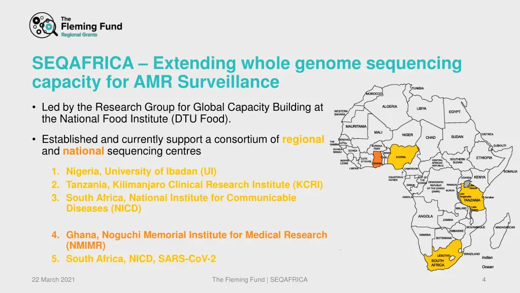 seqafrica extending whole genome sequencing