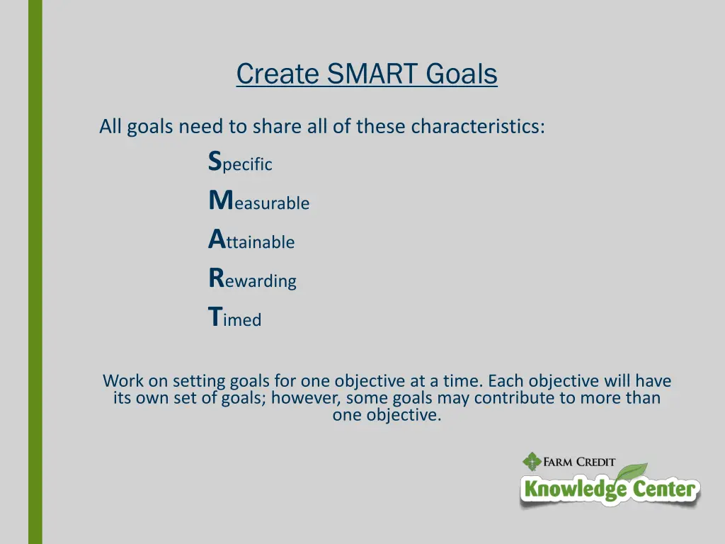 create smart goals