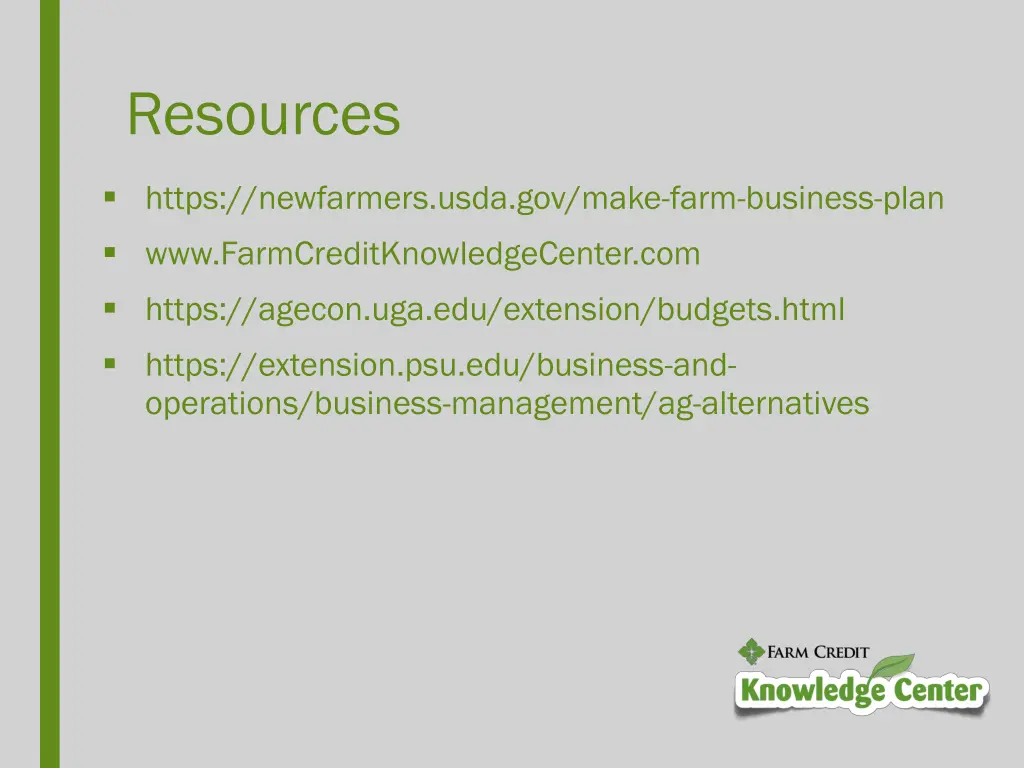 resources