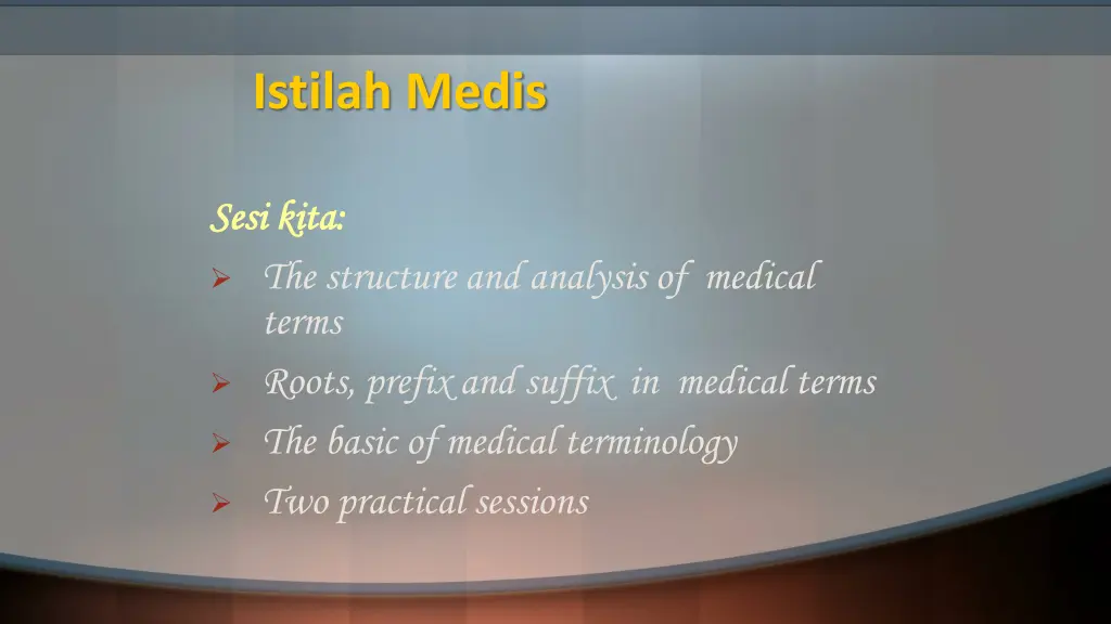istilah medis
