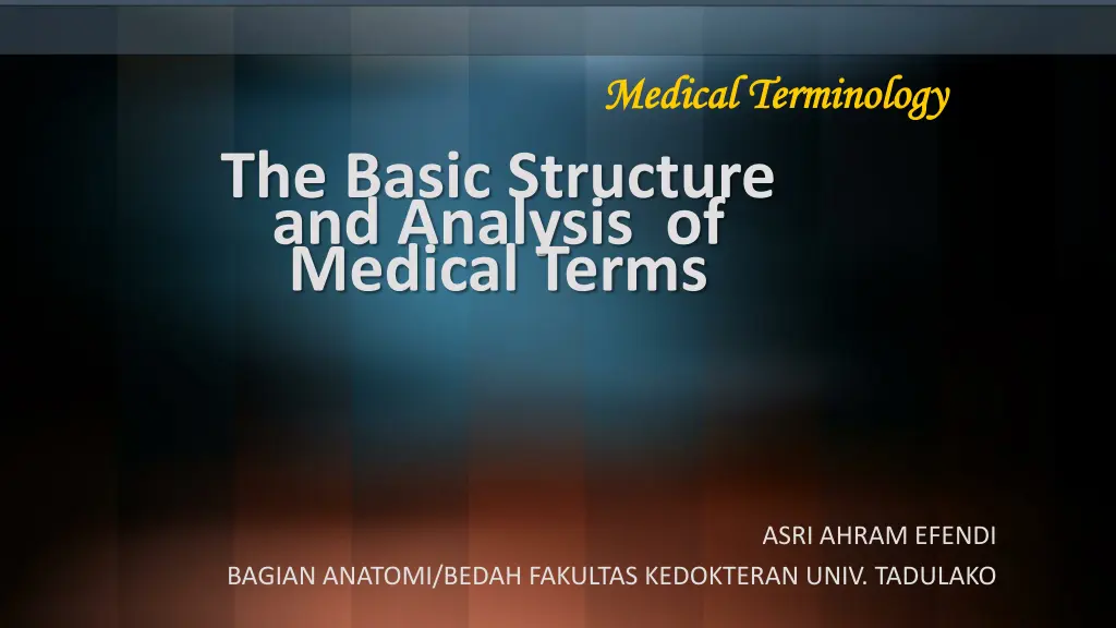 medical terminology medical terminology
