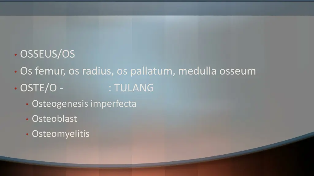 osseus os