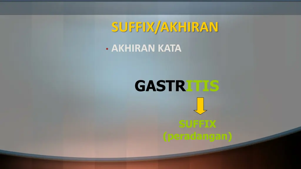 suffix akhiran