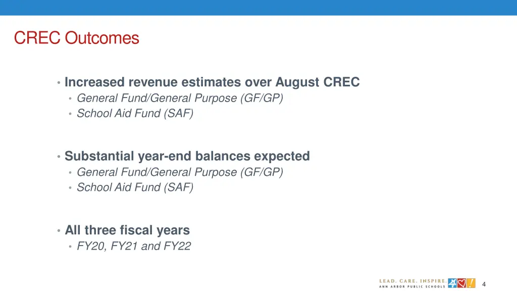 crec outcomes