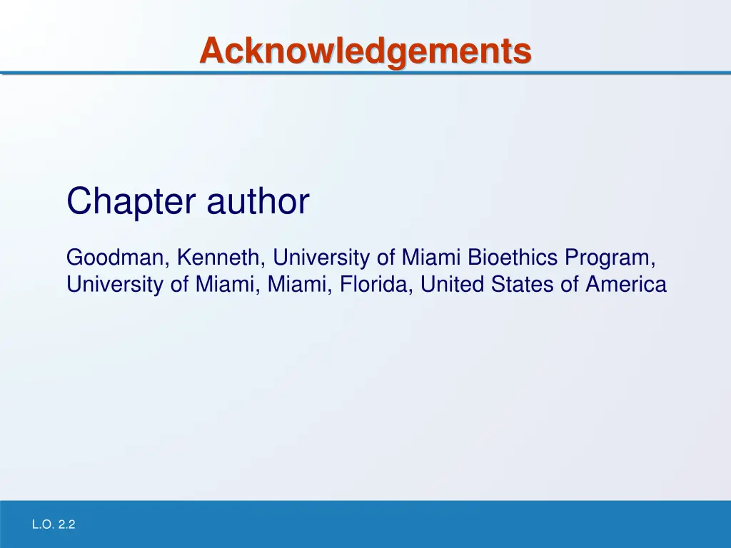 acknowledgements