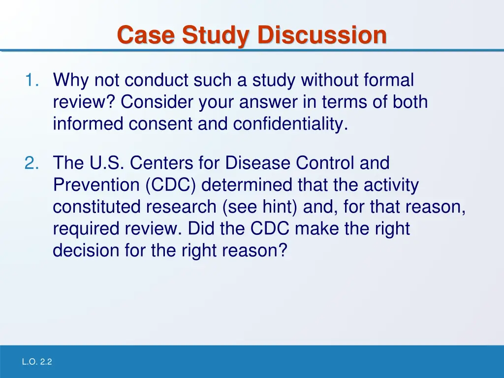 case study discussion