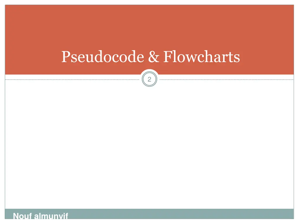 pseudocode flowcharts