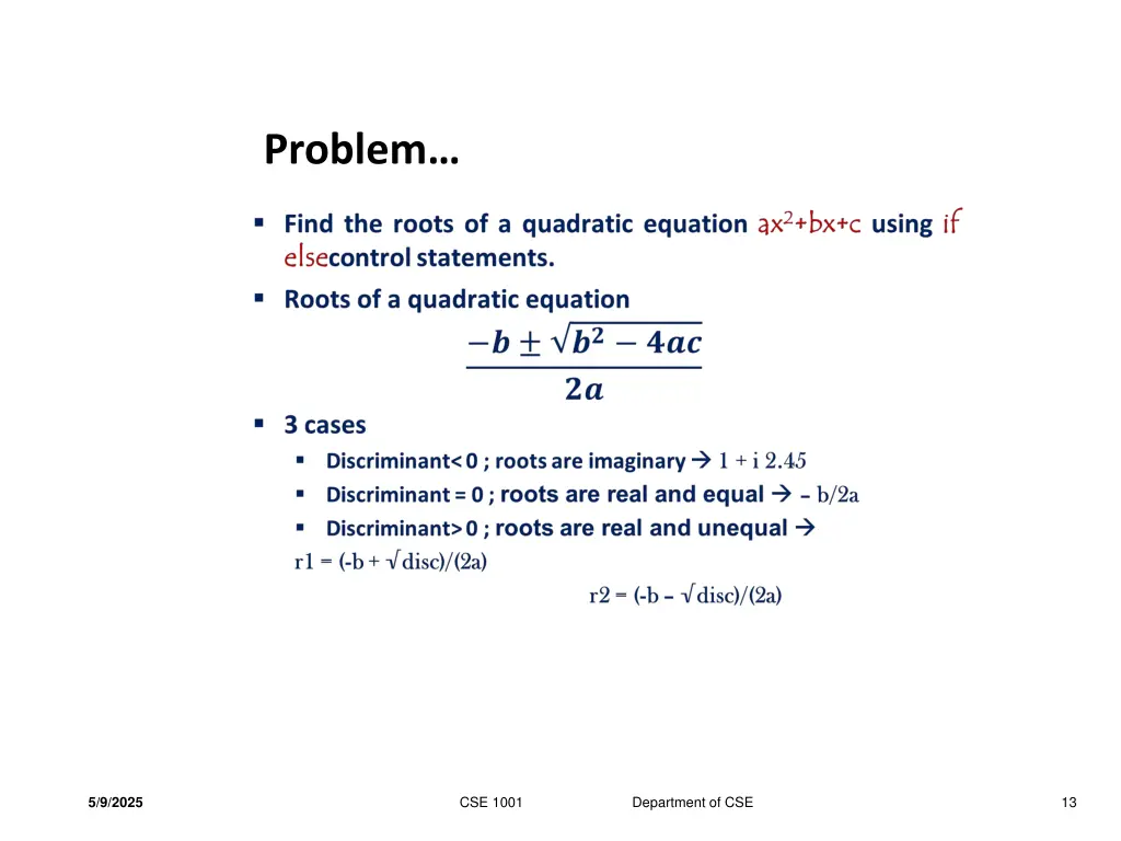 problem