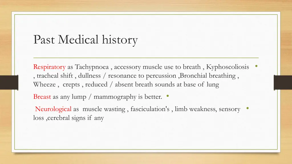 past medical history 1