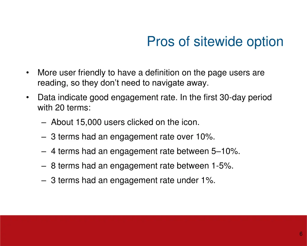 pros of sitewide option pros of sitewide option
