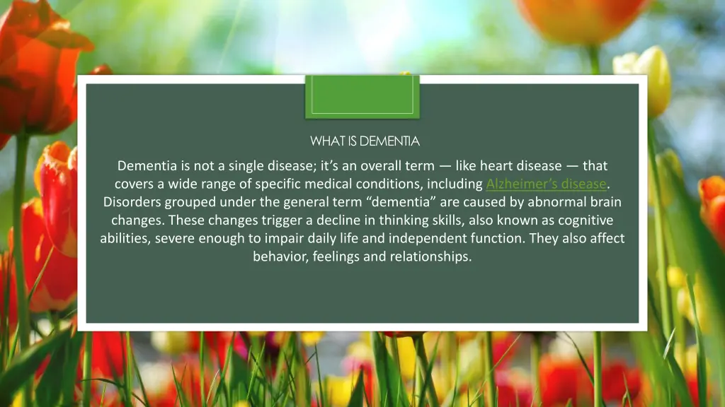 what is dementia