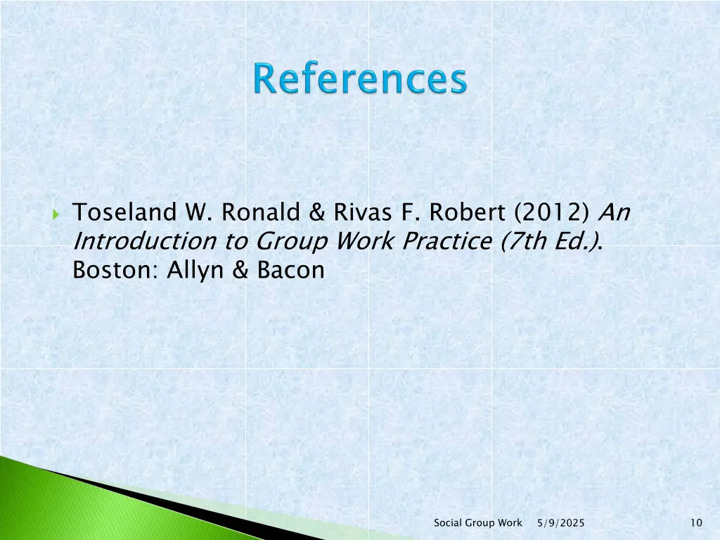 toseland w ronald rivas f robert 2012