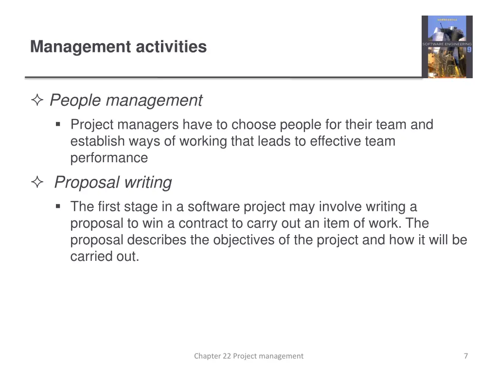 management activities 1
