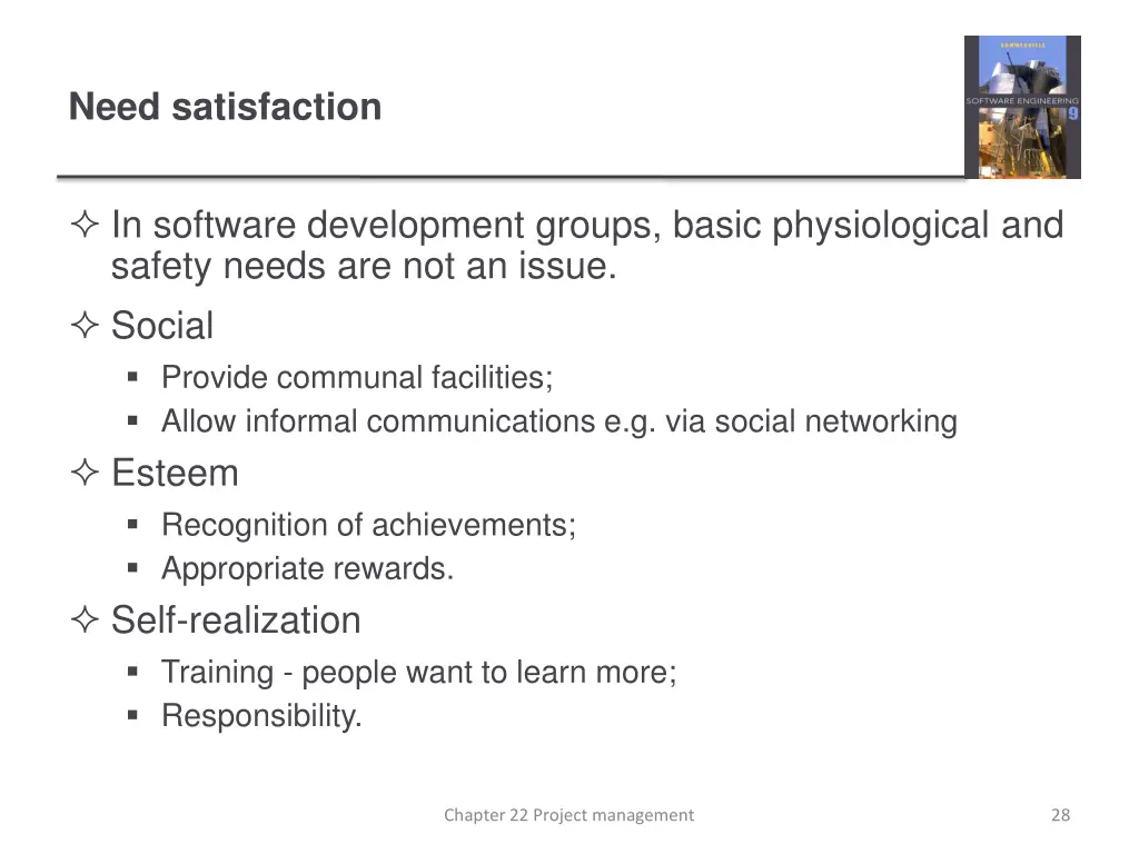 need satisfaction