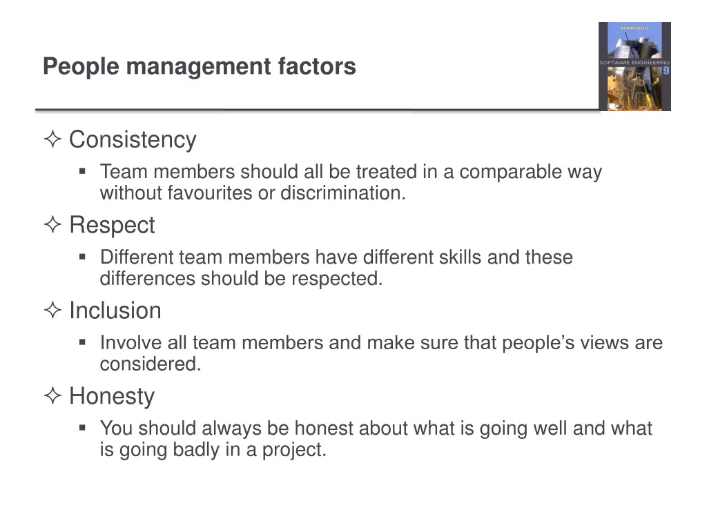 people management factors