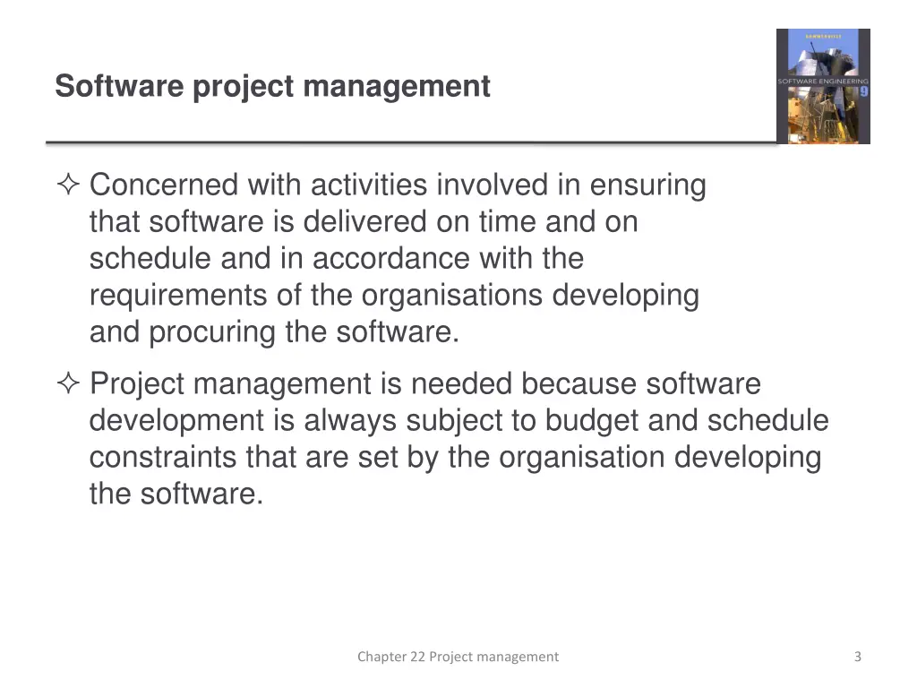 software project management