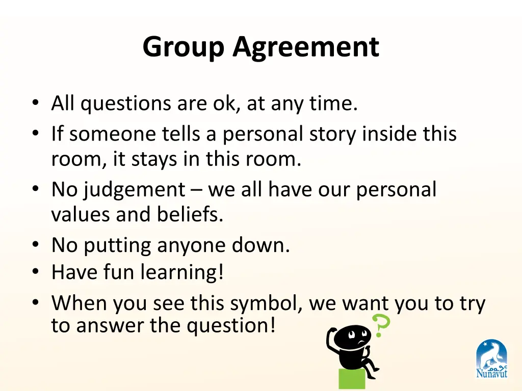 group agreement