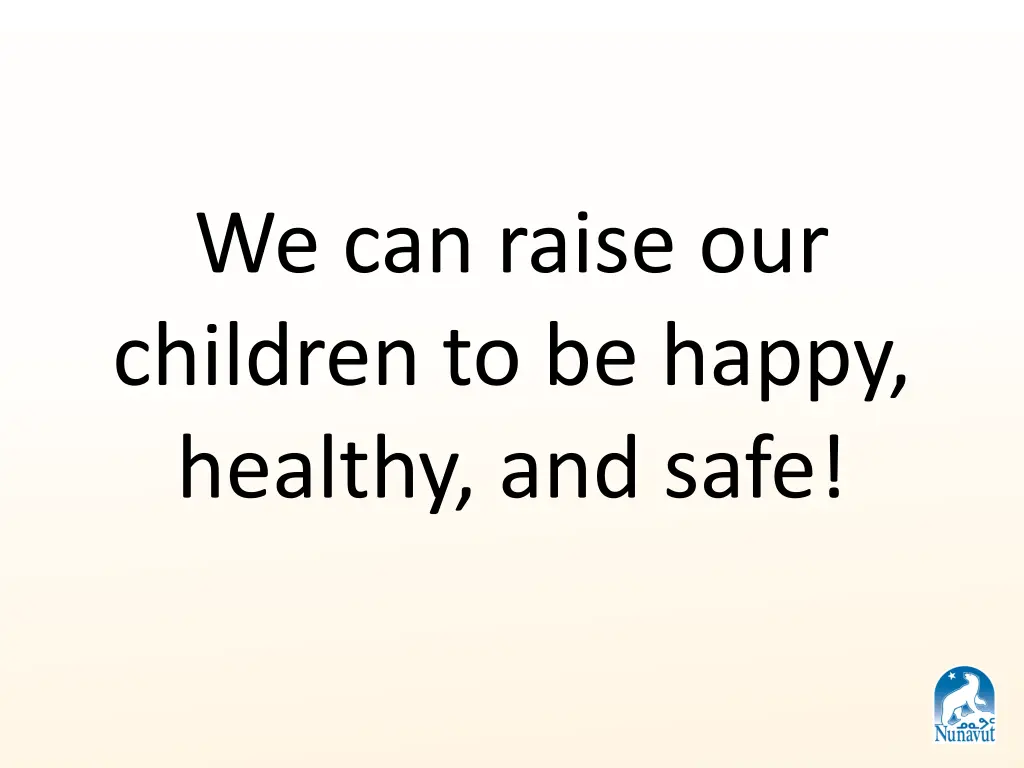 we can raise our children to be happy healthy