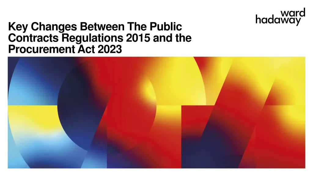 key changes between the public contracts