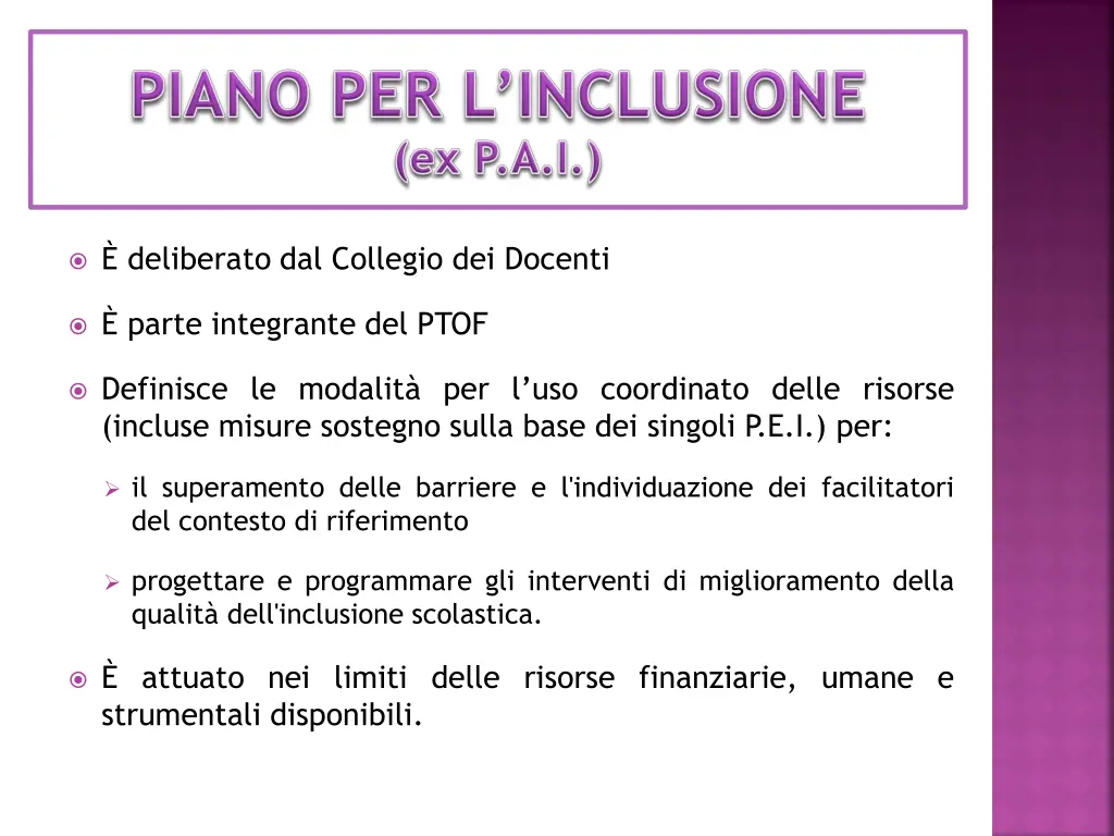 deliberato dal collegio dei docenti