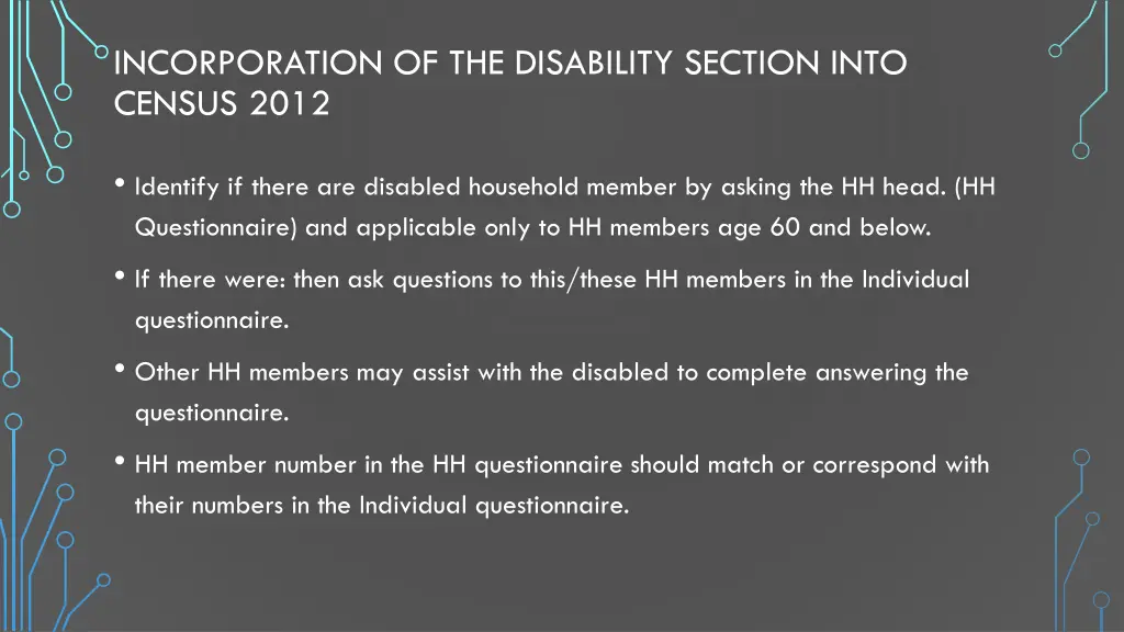 incorporation of the disability section into