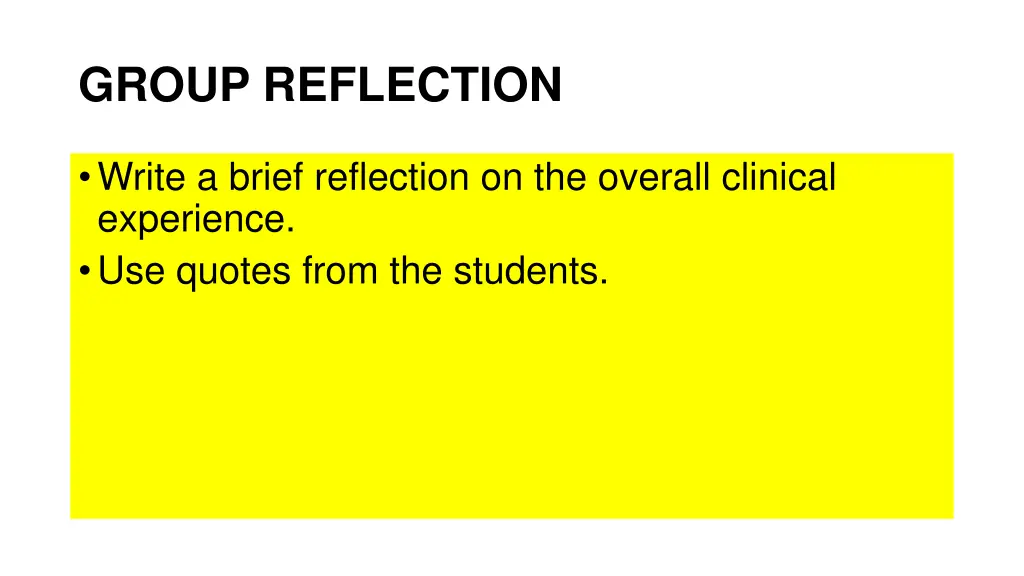 group reflection