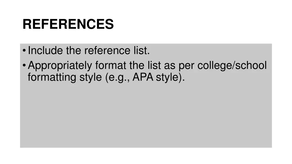 references