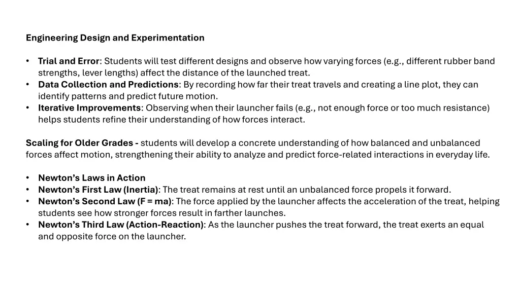 engineering design and experimentation