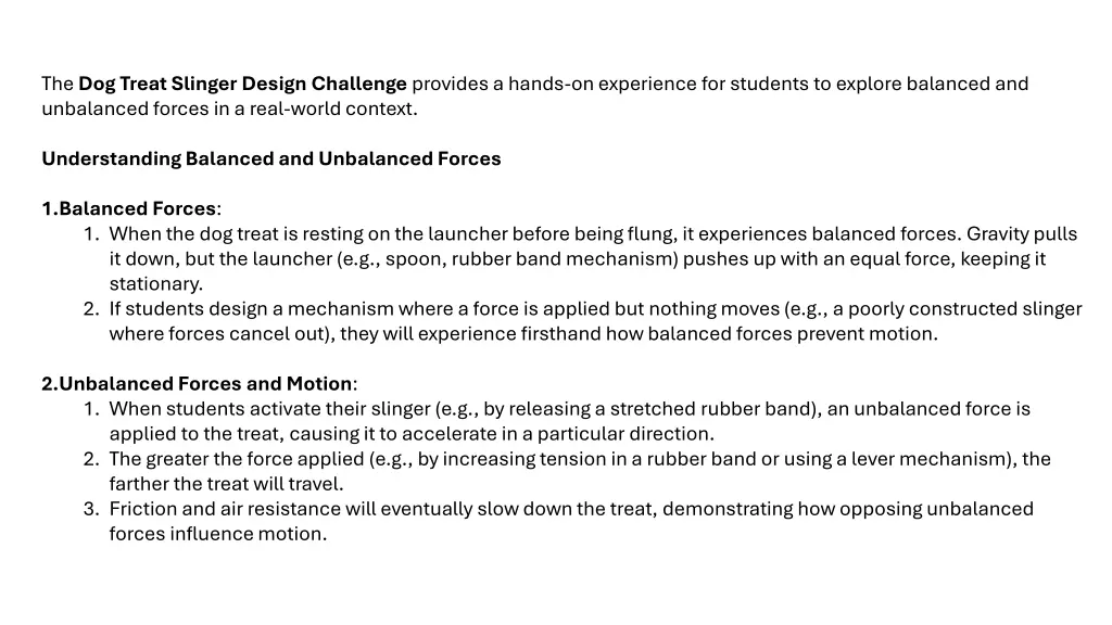 the dog treat slinger design challenge provides