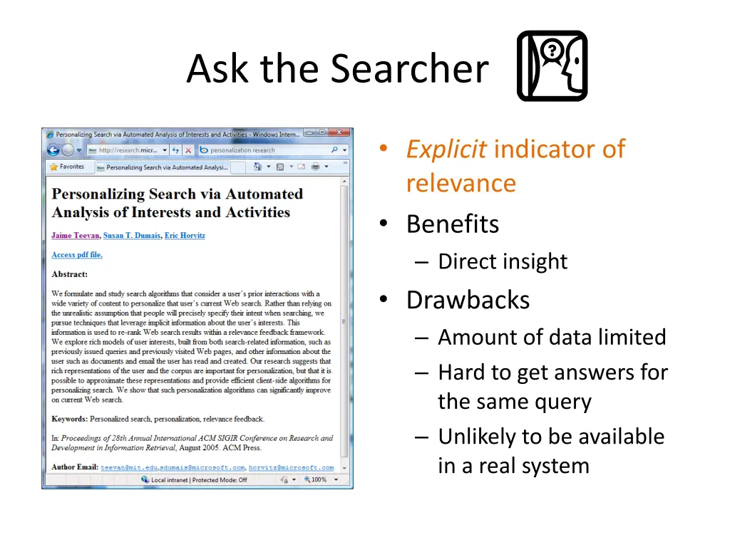 ask the searcher